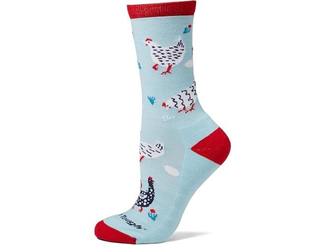 (取寄) ダーンタフバーモント レディース マザー クラッカー クルー ライトウェイト ウィズ クッション Darn Tough Vermont women Mother Clucker Crew Lightweight with Cushion Skylight