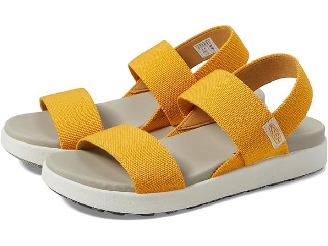 (取寄) キーン レディース エル バックストラップ KEEN women KEEN Elle Backstrap Golden Yellow/Star Whiteの通販は 21,535円