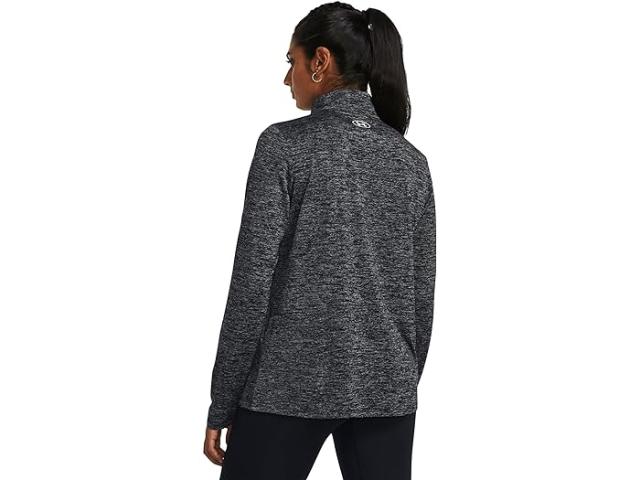 (取寄) アンダーアーマー レディース テック 1/4 ジップ ツイスト Under Armour women Under Armour Tech 1/4 Zip Twist Black/White 取寄) アンダーアーマー レディース テック 1/4 ジップ ツイスト Under