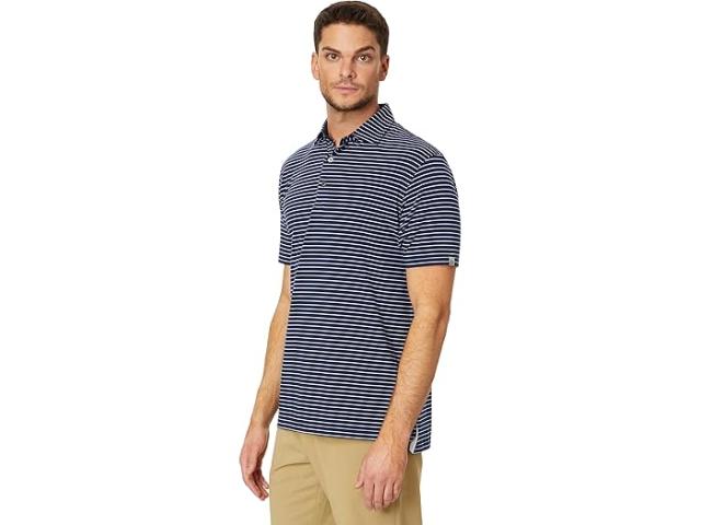 (取寄) TASC パフォーマンス メンズ クラウド ポロ - ブルックライン ストライプ tasc Performance men Cloud Polo - Brookline Stripe Classic Navy/Whiteの通販は