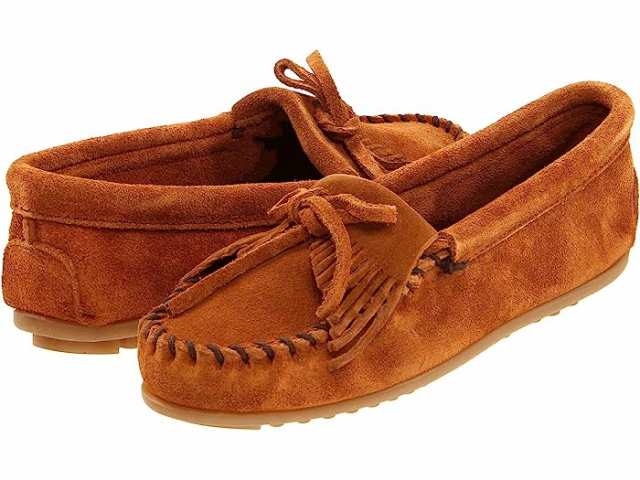 (取寄) ミネトンカ レディース キルティ スエード モック Minnetonka women Minnetonka Kilty Suede Moc Brown Suedeの通販は