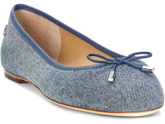 (取寄) ローレン ラルフローレン レディース ジェイナ バレエ フラッツ LAUREN Ralph Lauren women LAUREN Ralph Lauren Jayna Ballet Flat Blueの通販は