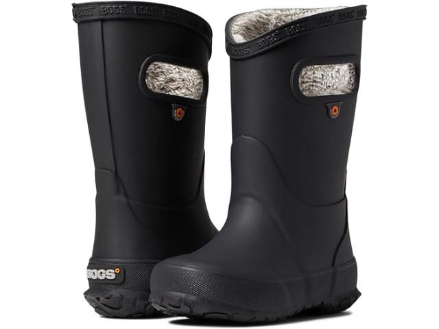 (取寄) ボグス キッズ キッズ レイン ブート プラッシュ (トドラー/リトル キッド/ビッグ キッド) Bogs Kids kids Bogs Kids Rain Boot Plush (Toddler/Little Kid/Big Kid) Blackの通販は 21,400円