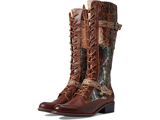 (取寄) ラルティストバイスプリングステップ レディース バネック L'Artiste by Spring Step women L'Artiste by Spring Step Vaneyck Brown Multiの通販は