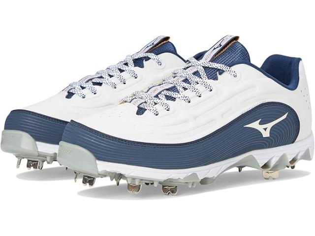 (取寄) ミズノ レディース 9-スパイク スウィフト 8 ロー メタル Mizuno women 9-Spike Swift 8 Low l White/Navy