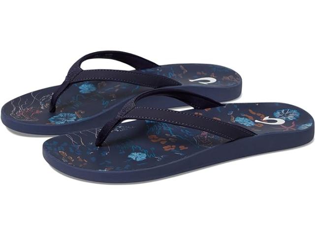 (取寄) オルカイ レディース プアウェ OluKai women OluKai Puawe Midnight Navy/Barrier Reef