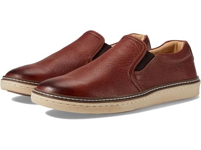 (取寄) ジョンストン&マーフィー メンズ マクガフィー スリッポン Johnston & Murphy men Mcguffey Slip-On Dark Brown Full Grain