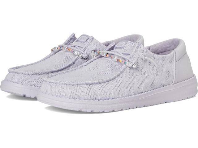 (取寄) ヘイ デュード レディース ウェンディ ファンク メッシュ Hey Dude women Wendy Funk Mesh Shoelry Thistle Purple