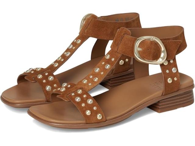 (取寄) ナチュラライザー レディース ブランディ サンダル Naturalizer women Brandy Sandals Dark Chestnut Stud Suede