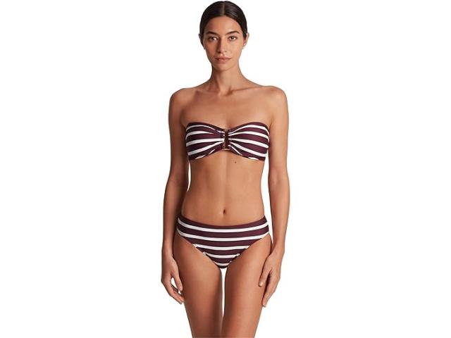 (取寄) ローレン ラルフローレン レディース ラルゴ ストライプ リング ヘアバンド トップ Lauren Ralph Lauren women Largo Stripe Ring Bandeau Top Claret