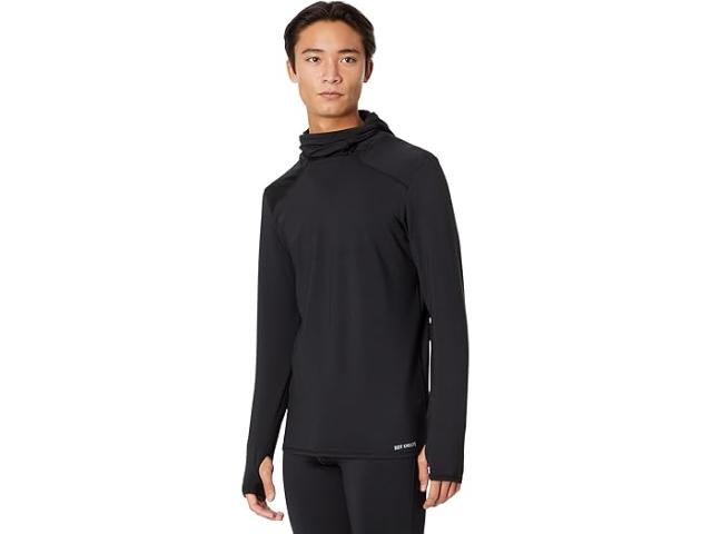 (取寄) ホットチリ メンズ ミクロ エリート チャミ バラクラバ パーカー Hot Chillys men Hot Chillys Micro Elite Chamois Balaclava Hoodie Black