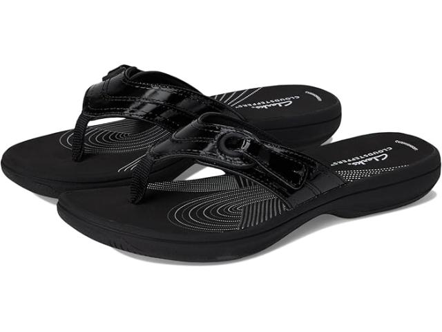 (取寄) クラークス レディース ブリーズ レイナ Clarks women Breeze Reyna Black Patent Synthetic