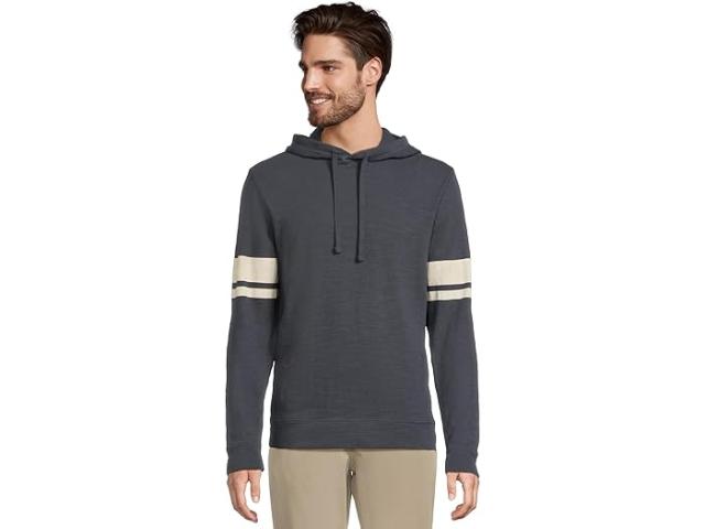 (取寄) ファリティ メンズ サンウォッシュド スラブ ブーディ Faherty men Sunwashed Slub Hoodie Navy Dume Stripeの通販は