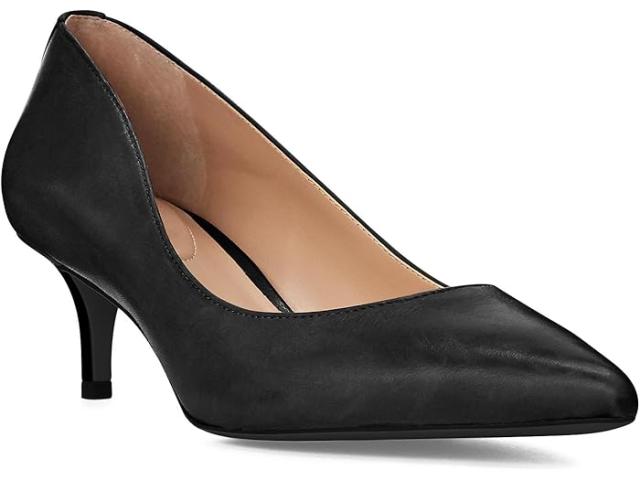 (取寄) ローレン ラルフローレン レディース エイドリアン レザー ポンプ Lauren Ralph Lauren women Adrienne Leather Pump Black