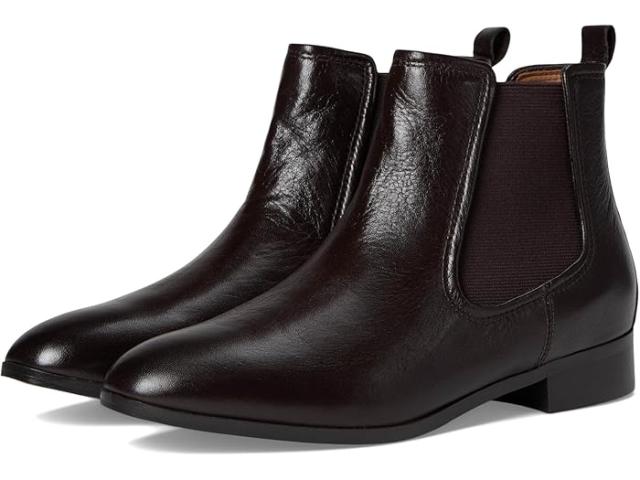 (取寄) ジョンストン&マーフィー レディース ティンズリー チェルシー ブーティ Johnston & Murphy women Tinsley Chelsea Bootie Dark Brown