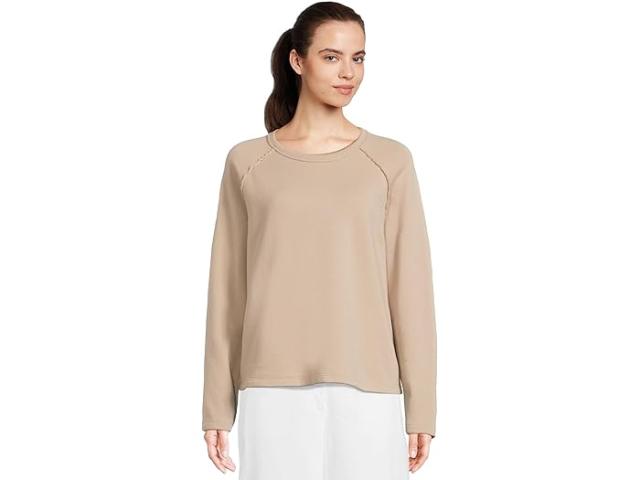 (取寄) アイリーン フィッシャー レディース ラグラン ボクシー トップ Eileen Fisher women Raglan Boxy Top Wheatの通販は