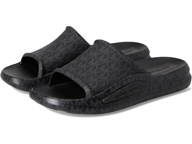 (取寄) マイケルコース メンズ グリフィン スライド Michael Kors men Griffin Slide Black Multi