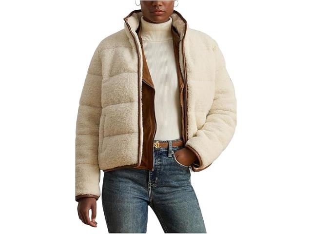 (取寄) ローレン ラルフローレン レディース テディ パファー Lauren Ralph Lauren women Teddy Puffer Cream