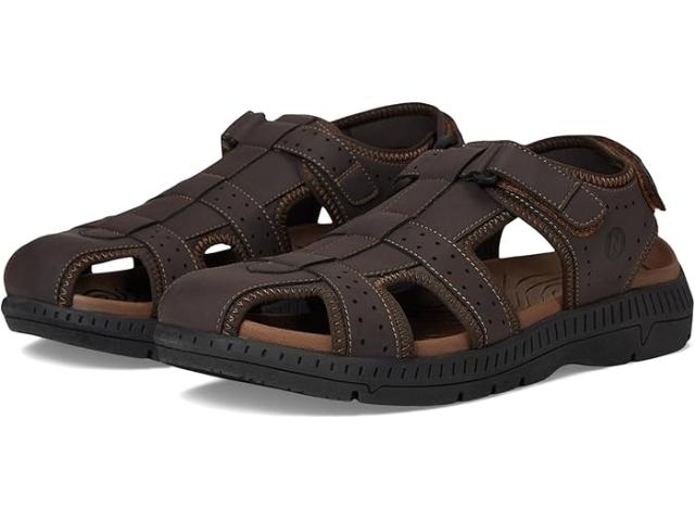 (取寄) ナン ブッシュ メンズ クローズド トゥ フィッシャーマン スポーツ リバー ライトウェイト サンダル Nunn Bush men Lauguna Closed Toe Fisherman Sport River Lightweight Sandals Brownの通販は