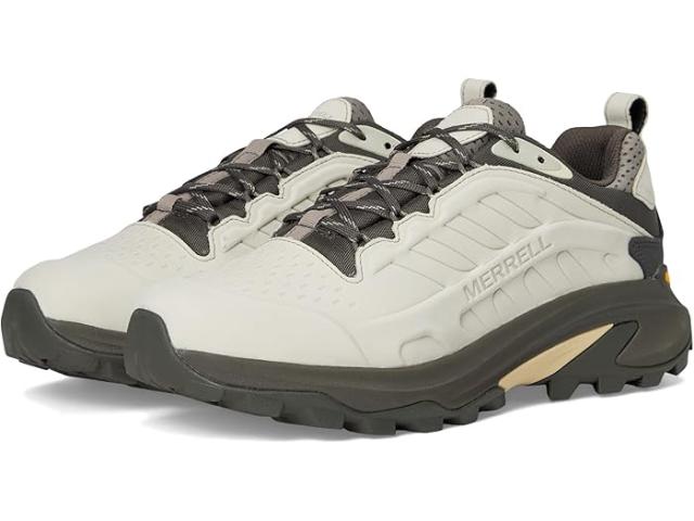 (取寄) メレル メンズ モアブ スピード 2 レザー ウォータープルーフ Merrell men Moab Speed 2 Leather Waterproof Basalt