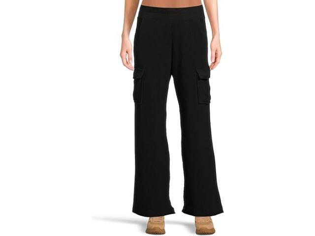 (取寄) マイケル スターズ レディース エイブリー リブド カーゴ パンツ Michael Stars women Avery Ribbed Cargo Pants Black