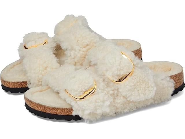 (取寄) ビルケンシュトック レディース アリゾナ ビッグ バックル テディ Birkenstock women Birkenstock Arizona Big Buckle Teddy Eggshell