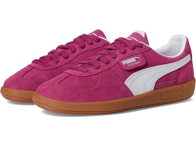 (取寄) プーマ レディース パレルモ スニーカー PUMA women Palermo Sneakers Berry/Silver Mist