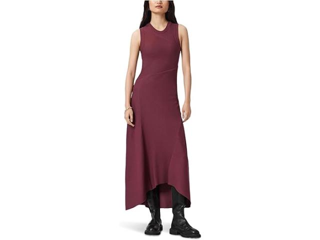 (取寄) オールセインツ レディース ギア マキシ ドレス AllSaints women Gia Maxi Dress Oxblood Red