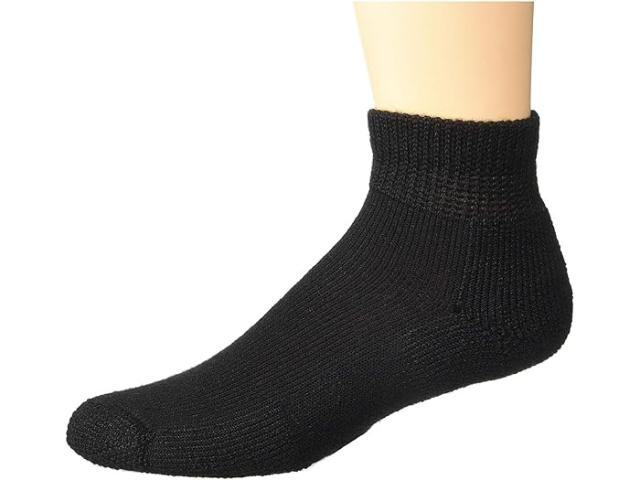 (取寄) ソロ ランニング ミニ クルー シングル ペア Thorlos Thorlos Running Mini Crew Single Pair Blackの通販は