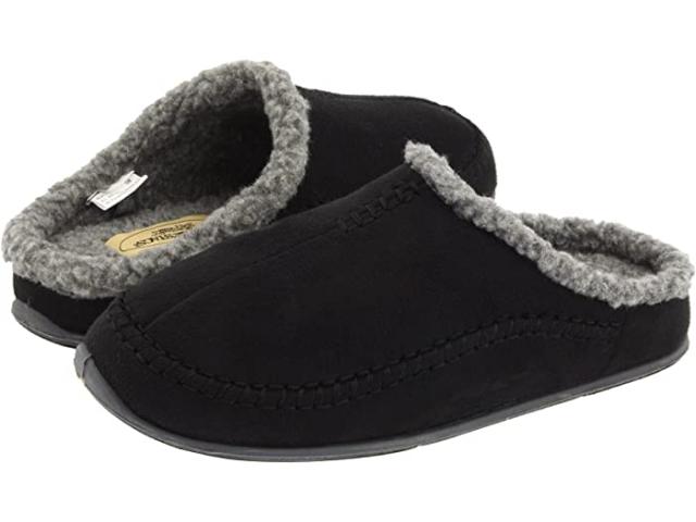 (取寄) ディアスタッグズ メンズ ノルディック スリッパ Deer Stags men  Nordic Slipper Black Microsuede