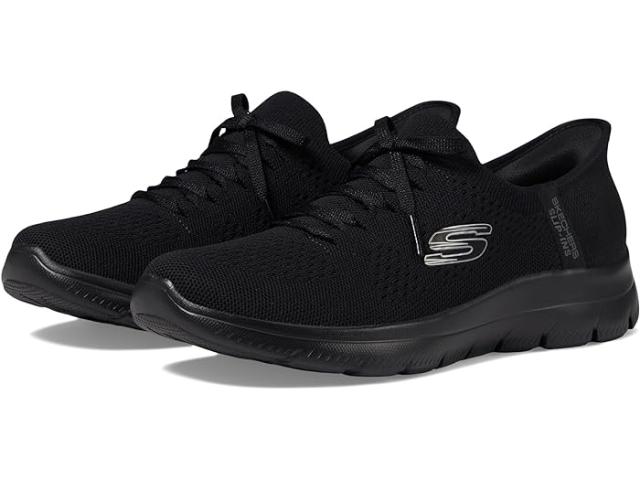 (取寄) スケッチャーズ レディース サミット ニュー デイリー ハンズ フリー スリップ-インス SKECHERS women SKECHERS Summit New Daily Hands Free Slip-Ins Black
