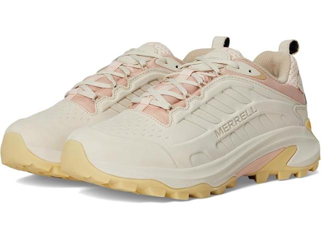 (取寄) メレル レディース モアブ スピード 2 レザー ウォータープルーフ Merrell women Moab Speed 2 Leather Waterproof Eggshell