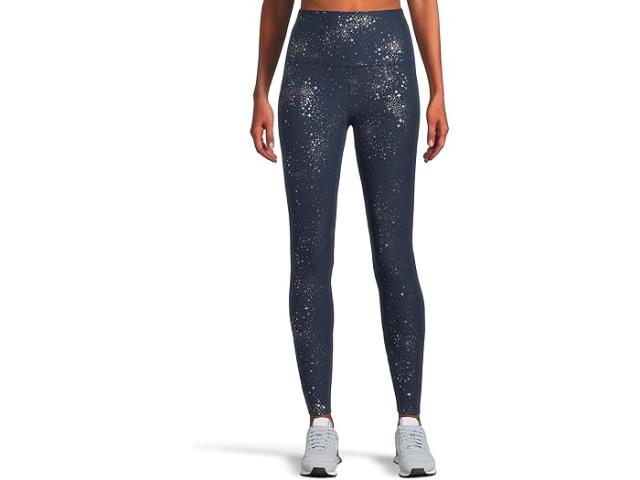 (取寄) ビヨンドヨガ レディース スペースダイ フォイル ハイウエスト ミディ レギングス Beyond Yoga women Spacedye Foil High-Waisted Midi Leggings Navy Lucky Starの通販は