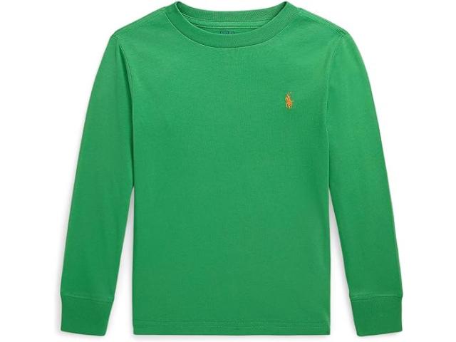 (取寄) ラルフローレン キッズ ボーイズ コットン ジャージ ロング スリーブ ティー (トドラー/リトル キッド) Polo Ralph Lauren Kids boys Polo Ralph Lauren Kids Cotton Jersey Long Sleeve Tee (Toddler/Little Kid) Preppy Greenの通販は 10,960円