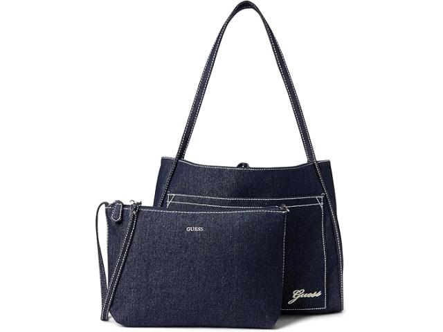 (取寄) ゲス レディース 2 イン 1 トート GUESS women Damira 2 In 1 Tote Dark Denim