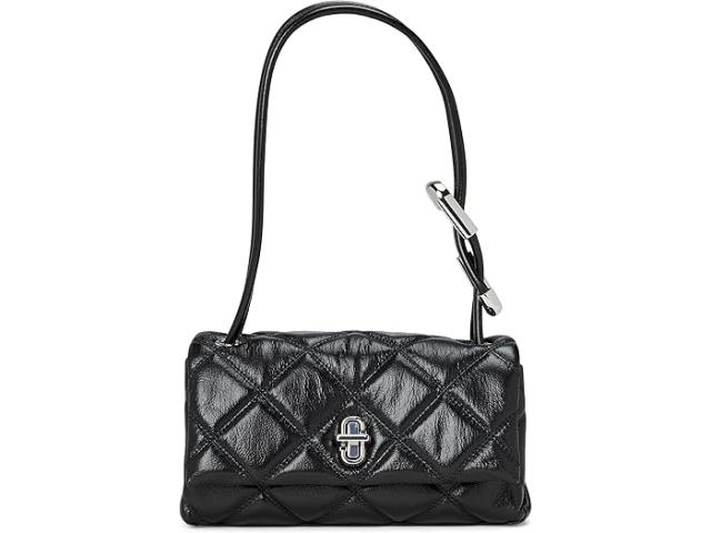 (取寄) マークジェイコブス レディース ザ キルテッド ミニ デュアル ショルダー バッグ Marc Jacobs women The Quilted Mini Dual Shoulder Bag Black