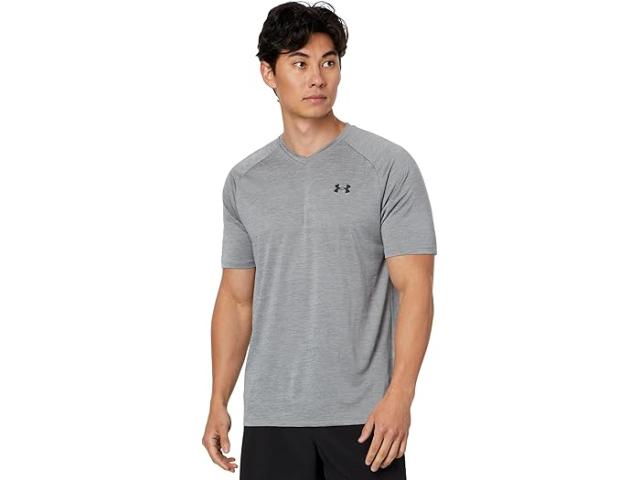 (取寄) アンダーアーマー メンズ Ua テック V-ネック Under Armour men UA Tech V-Neck Steel/Blackの通販は