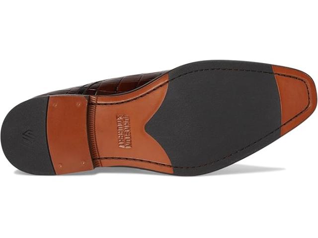 (取寄) ジョンストン&マーフィー メンズ サリバン ダブル バックル キャップ トゥ Johnston & Murphy men Sullivan Double Buckle Cap Toe Mahogany Croc Embossed Italian Calfskin 取寄) ジョンストン&マーフィー メンズ サリバン ダブル バックル