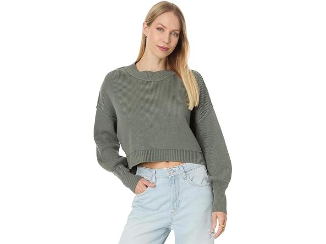 (取寄) フリーピープル レディース イージー ストリート クロップ プルオーバー Free People women Free People Easy Street Crop Pullover Dried Basilの通販は