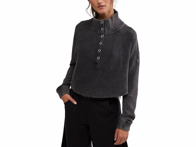 (取寄) エフピー ムーブメント レディース ソー フライ ヘンリー レイヤー FP Movement women FP Movement So Fly Henley Layer Coddy Blackの通販は 19,520円