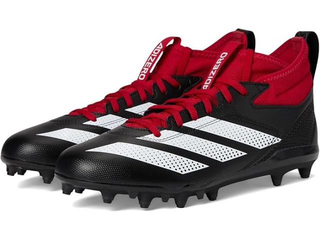 (取寄) アディダス メンズ アディゼロ フットボール クリーツ adidas men Adizero Impact.2 Football Cleats Black/White/Team Power Red