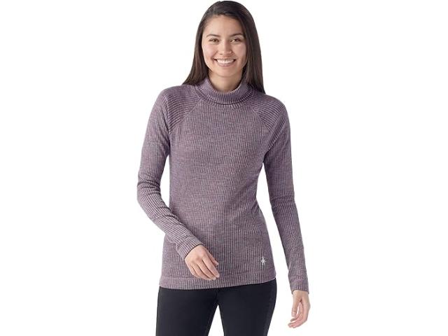 (取寄) スマートウール レディース サーマル メリノ リブ タートルネック Smartwool women Smartwool Thermal Merino Rib Turtleneck Chalk Violet Heatherの通販は