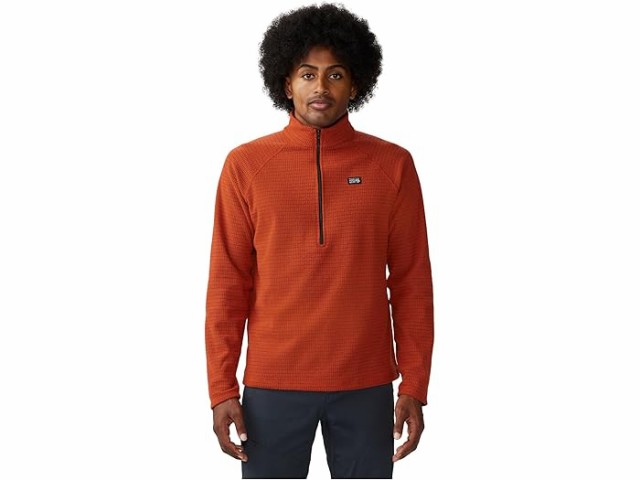 (取寄) マウンテンハードウェア メンズ サミット グリッド 1/2 ジップ Mountain Hardwear men Mountain Hardwear Summit Grid 1/2 Zip Dark Copper 2の通販は