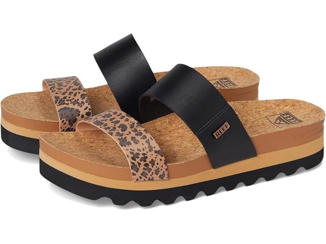 (取寄) リーフ レディース クッション ビスタ HI Reef women Cushion Vista Hi Leopard Duo