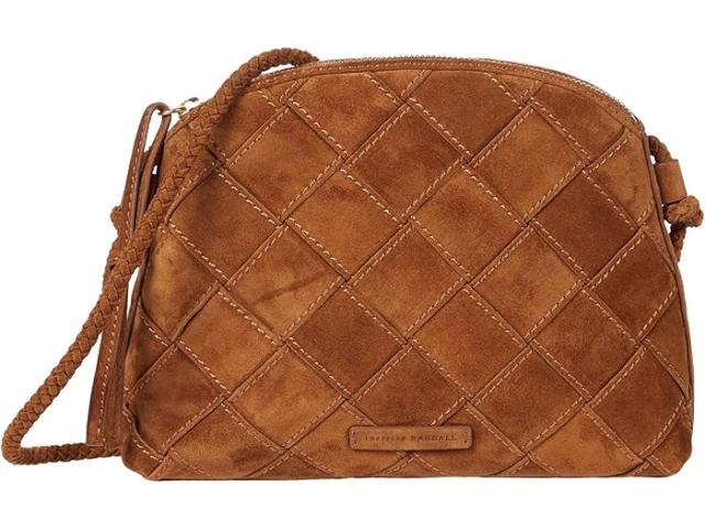 (取寄) ロフラー ランドール レディース マロリー ワイド ウーブン クロスボディ バッグ Loeffler Randall women Mallory Wide Woven Crossbody Bag Cacao