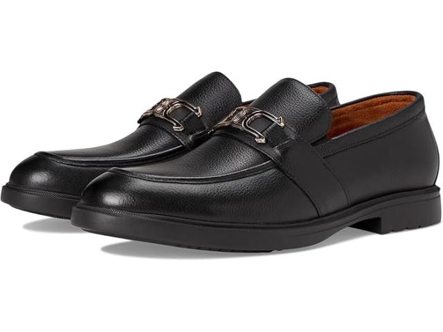 (取寄) ステイシー アダムス メンズ モック トゥ スリッポン ローファー Stacy Adams men Todridge Moc Toe Slip-On Loafer Black Tumble