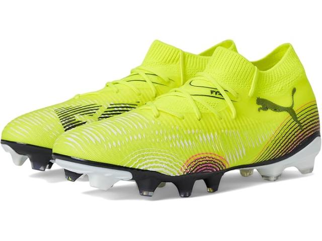 (取寄) プーマ レディース フューチャー 8 マッチ アーティフィシャル グランド サッカー クリーツ PUMA women Future 8 Match Firm, Artificial Ground Soccer Cleats Yellow Alert-Puma Aged Silver-Sun Struck