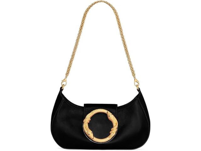 (取寄) レベッカミンコフ レディース スネーク リング ショルダー Rebecca Minkoff women Snake Ring Shoulder Black