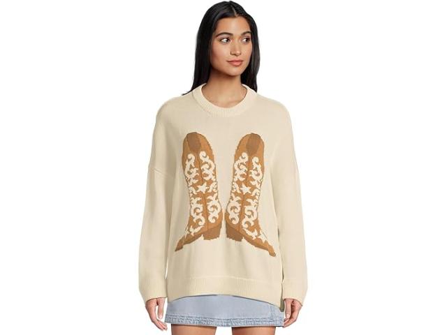 (取寄) ショウ ミー ユア ムームー レディース スティ アワイル セーター Show Me Your Mumu women Stay Awhile Sweater Cowboy Boot Knit