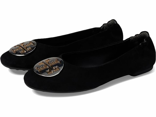 (取寄) トリーバーチ レディース クレア バレエ Tory Burch women Tory Burch Claire Ballet Black/Gold/Silverの通販は